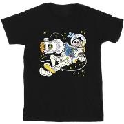 T-shirt Disney Goofy Reading In Space