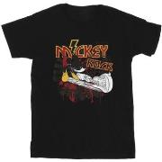 T-shirt Disney Mickey Mouse Smash Guitar Rock