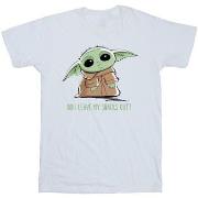 T-shirt Disney The Mandalorian Grogu Snacks Meme