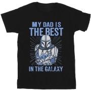 T-shirt enfant Disney Mandalorian Best Dad