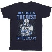 T-shirt enfant Disney Mandalorian Best Dad
