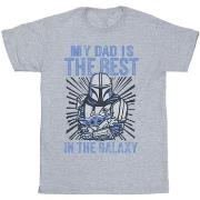 T-shirt enfant Disney Mandalorian Best Dad