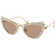 Lunettes de soleil Swarovski SK7011 Lunettes de soleil, Or/Brun clair,...