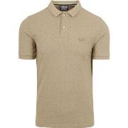 T-shirt Superdry Poloshirt Classique Melange Beige