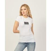 T-shirt EAX T-shirt à col rond coupe slim Armani Sustainability Values