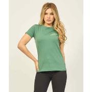 T-shirt BOSS T-shirt femme col rond vert