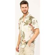 Chemise Guess men's shirt with floral pattern