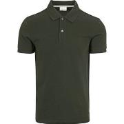 T-shirt Profuomo Piqué Poloshirt Vert Foncé