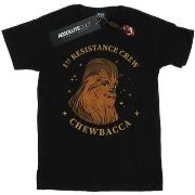 T-shirt Star Wars: The Rise Of Skywalker Chewbacca First Resistance Cr...