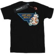 T-shirt Star Wars: The Rise Of Skywalker D-O BB-8 Just Roll With It