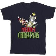 T-shirt Dessins Animés Merry Christmas Baubles