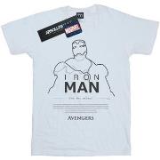 T-shirt Marvel Iron Man Single Line