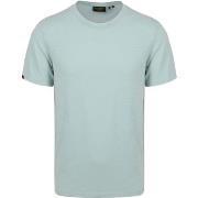 T-shirt Superdry T-Shirt Slub Melange Bleu Clair