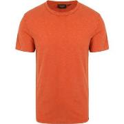 T-shirt Superdry T-Shirt Slub Melange Orange