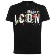 Sweat-shirt Dsquared T-Shirt Icon Homme noir