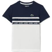 T-shirt enfant Lacoste T-SHIRT ENFANT TENNIS EN PIQUÉ ULTRA-DRY BLEU M...
