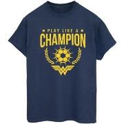 T-shirt Dc Comics Wonder Woman Play Like A Champion