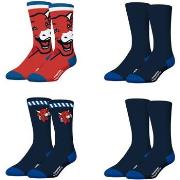 Chaussettes Freegun Lot de 4 paires de chaussettes homme La Vache Qui ...