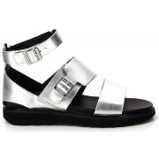 Sandales Kickers Neostrap argent, Sandales Femme,