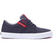 Chaussures de Skate enfant Supra STACKS VULC black red white