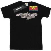 T-shirt Dc Comics Wonder Woman Lines Logo