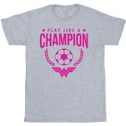 T-shirt Dc Comics Play Like A Champion