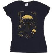T-shirt Star Wars: The Book Of Boba Fett Galactic Outlaw Distress
