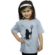 T-shirt enfant Dc Comics Aquaman Mono Silhouette