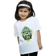 T-shirt enfant Dc Comics Aquaman The Trench Crest