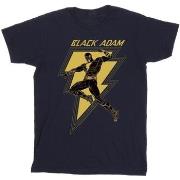 T-shirt enfant Dc Comics Black Adam Golden Bolt Chest