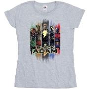 T-shirt Dc Comics Black Adam JSA Complete Group