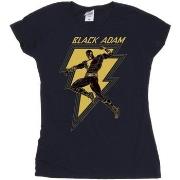 T-shirt Dc Comics Black Adam Golden Bolt Chest