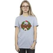 T-shirt Rick And Morty Christmas Wreath