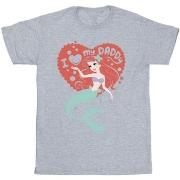T-shirt Disney The Little Mermaid Love Daddy