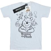 T-shirt enfant Disney Winnie The Pooh Collage Sketch