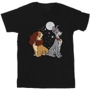 T-shirt Disney Lady And The Tramp Moon