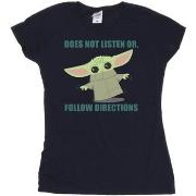 T-shirt Disney The Mandalorian Does Not Listen