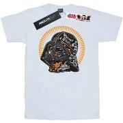 T-shirt Disney Darth Vader Dia De Los Muertos