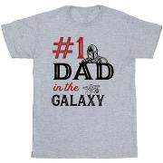 T-shirt Disney Mandalorian Number One Dad