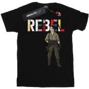 T-shirt Disney The Rise Of Skywalker Rebel Rose