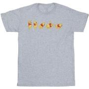 T-shirt Disney Winnie The Pooh Stretching