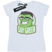 T-shirt Marvel Avengers Endgame Say Green