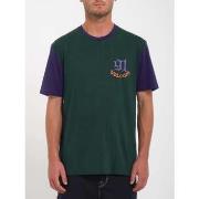 T-shirt Volcom Camiseta Nando Von Arb Color Block - Ponderosa Pine