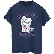 T-shirt Dessins Animés Girls Like Football