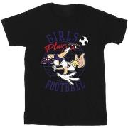 T-shirt Dessins Animés Girls Play Football