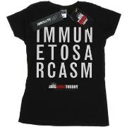 T-shirt The Big Bang Theory Immune To Sarcasm