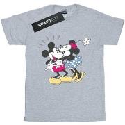 T-shirt Disney Mickey And Minnie Mouse Kiss