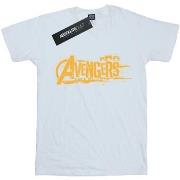 T-shirt enfant Marvel Avengers Infinity War Orange Logo