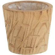 Vases, caches pots d'intérieur Jolipa Cache pot en bois naturel 15 cm