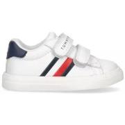 Baskets enfant Tommy Hilfiger LOW CUT VELCRO SNEAKER WHITE/BLUE